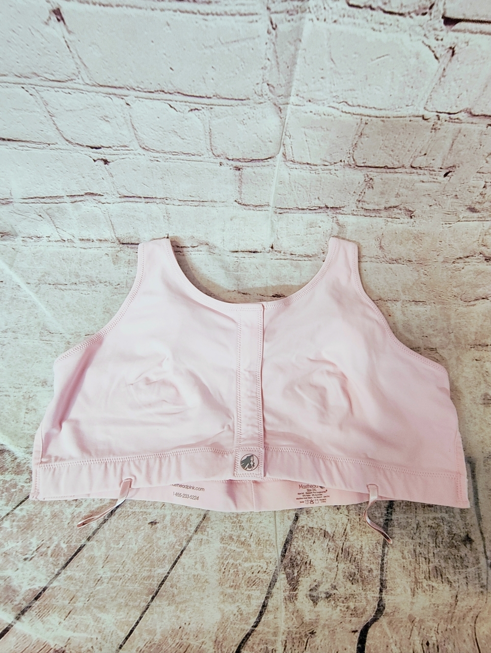 Masthead Mastectomy Pink Elizabeth Bra 2X